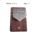 21/17 Key Kalimba Acacia Walnut Curly Figure Keyboard