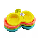 Double Hanging Pet Cage Bowls Automatic Water Feeder Supplies