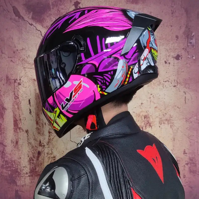 Full Face Double Visor Racing Helmet — product view 10