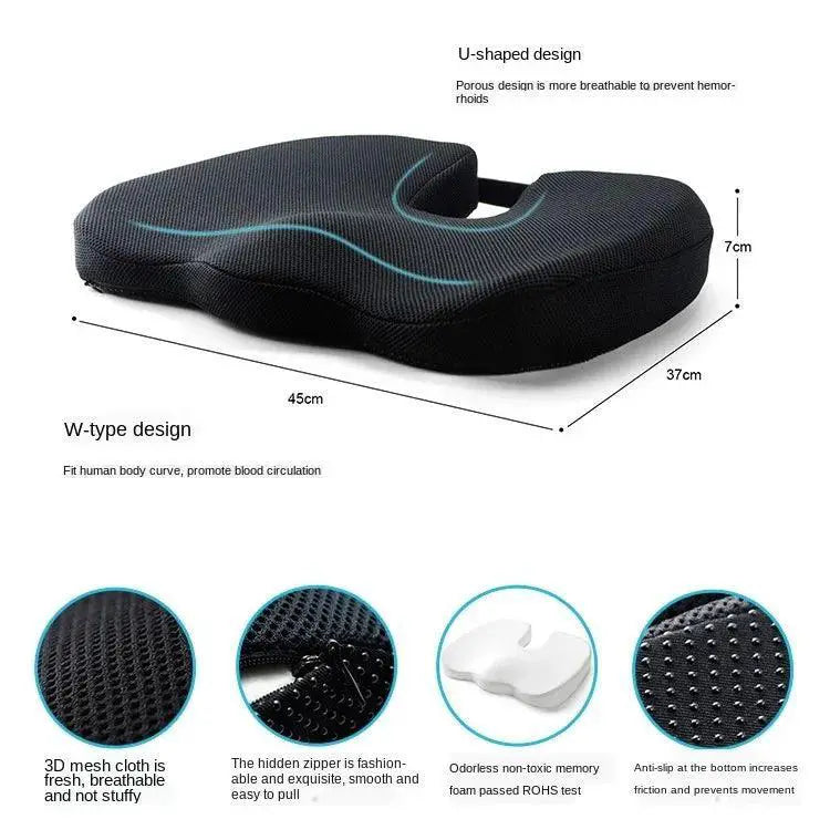 U Shape Memory Foam Seat Cushion Gel Comfort Pillow