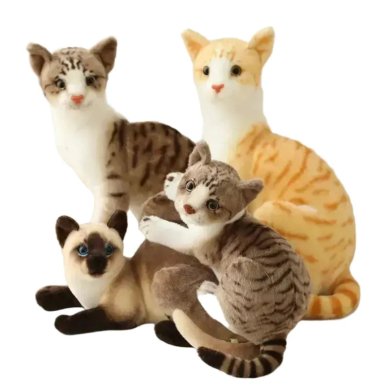 Cat Plush Toy - Playtime Decor — sit brown