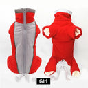 Dog Winter Waterproof Reflective Overalls for Small Dogs