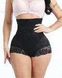 Luxe Lace Body Shaper With Zipper Double Control Shapewear