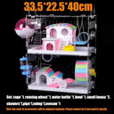 Acrylic Hamster Cage for Small Pets