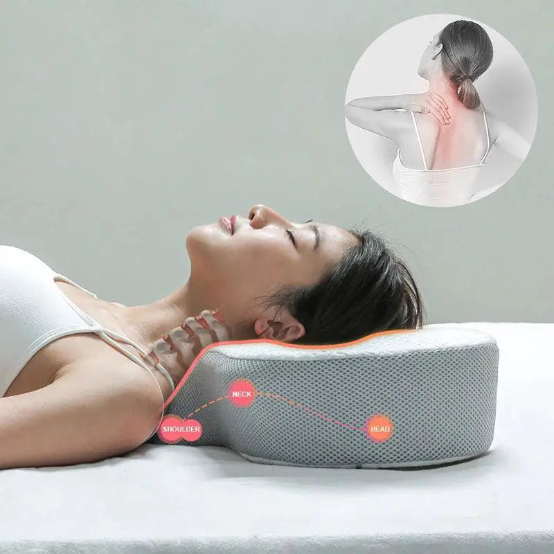 Memory Foam Neck Pillow Bow Shape Support for Bedding
