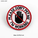 Therapy Dog Badges Hook Loop Patches for Vests Harnesses