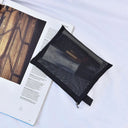 1PCS Makeup Bag Women Small Large Mesh Transparent Organizer