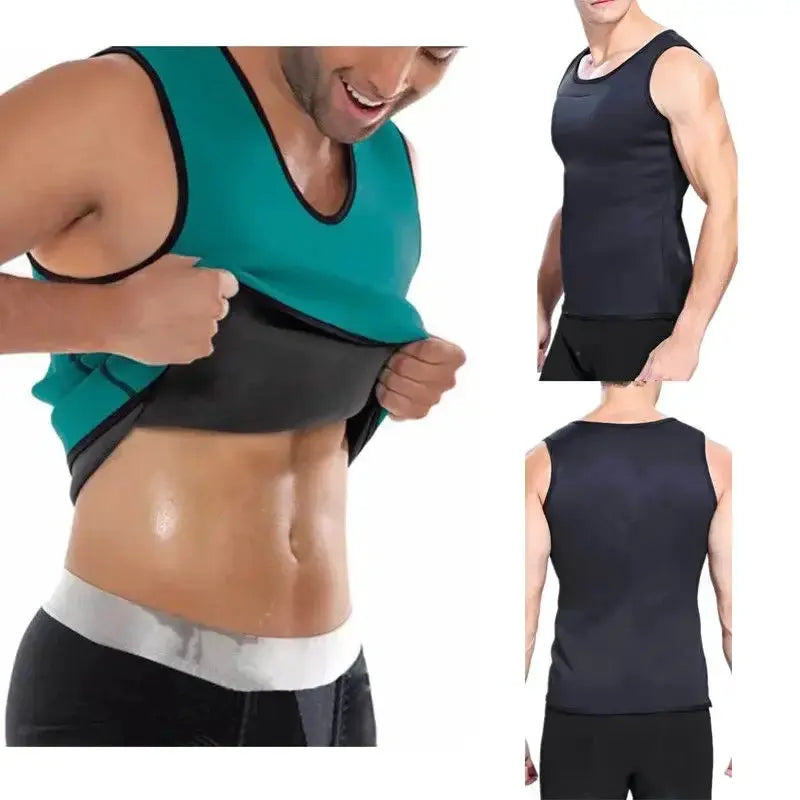 Plus Size Mens Thermal Body Shaper Slimming Top S3XL