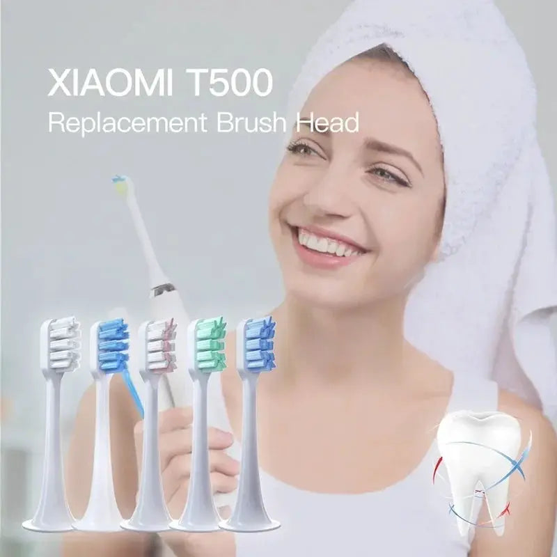 4 Pack Replacement Brush Heads For T300 And T500 Toothbrush