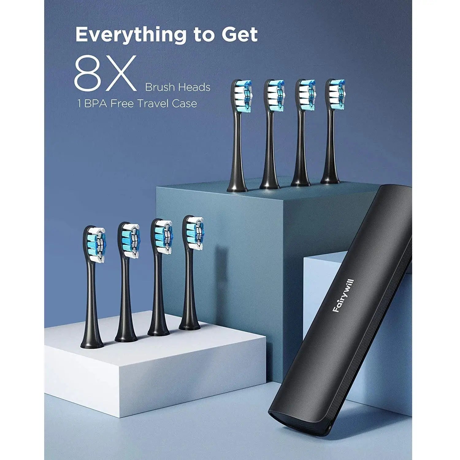 Fairywill P80 Sonic Electric Toothbrush With Smart Timer