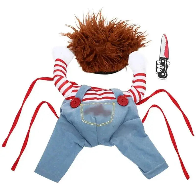 Comical Dog Costume With Knife Set For Pet Parties