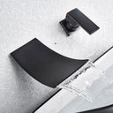 Waterfall Water Basin Faucet Chrome Matte Black In Wall Installation