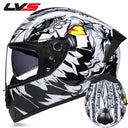Full Face Double Visor Racing Helmet