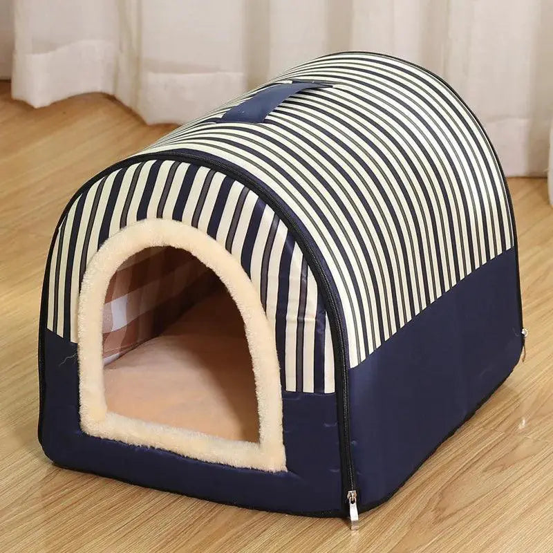 Pet Cave Bed for Small Pets with Cushion — B Hot