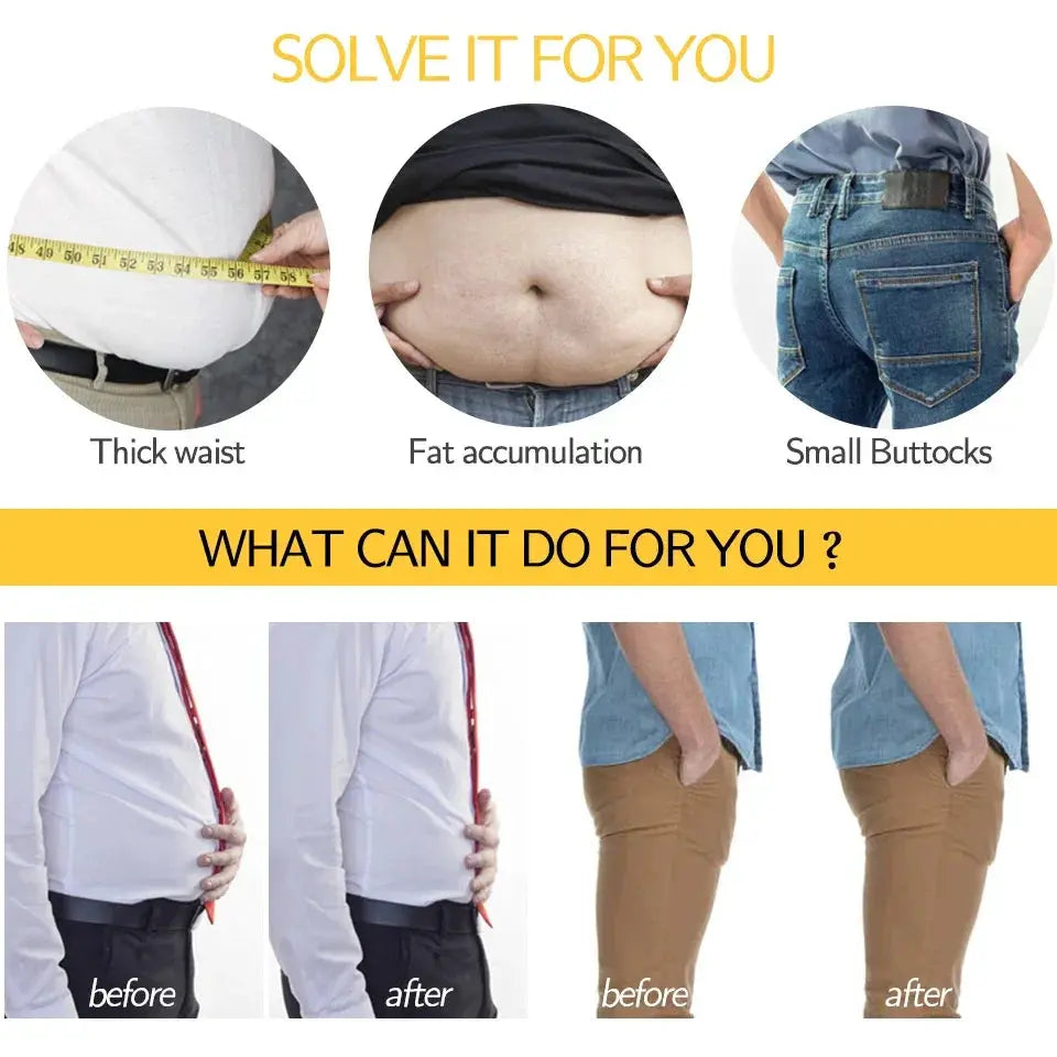 Mens Slimming Tummy Control Shapewear Shorts High Waist