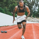 Summer Running Shorts Men 2 in 1 Quick Dry Gym Shorts