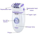 1981 3in1 Electric Women Epilator Hair Removal Tool for Smooth Skin
