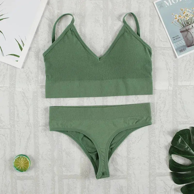 Seductive Comfort Seamless Bralette Set Lingerie Modern
