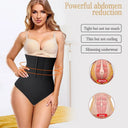 High Waist Tummy Control Thong Slimming Body Shaper Women