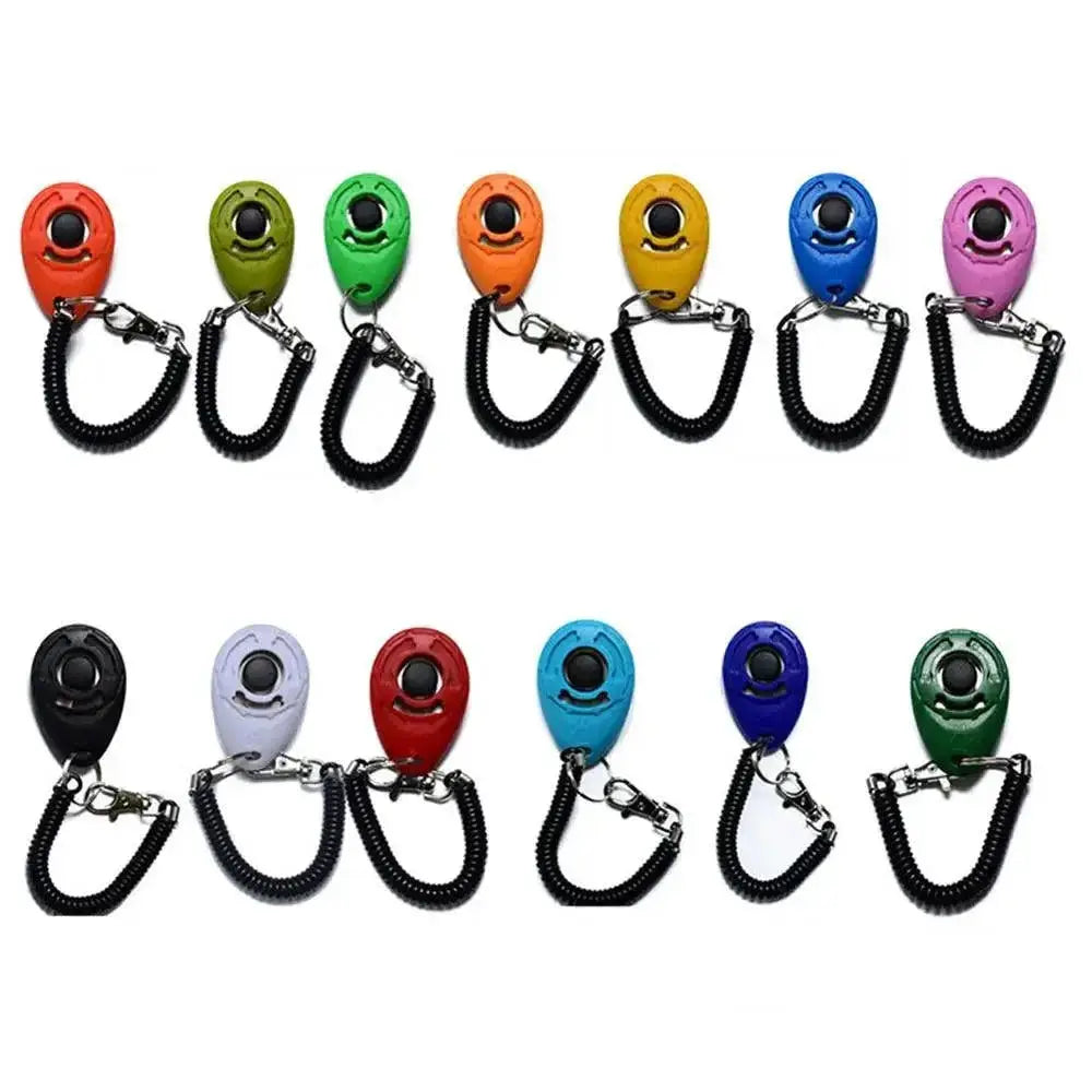 Pet Training Clicker Aid For Dogs And Cats With Strap