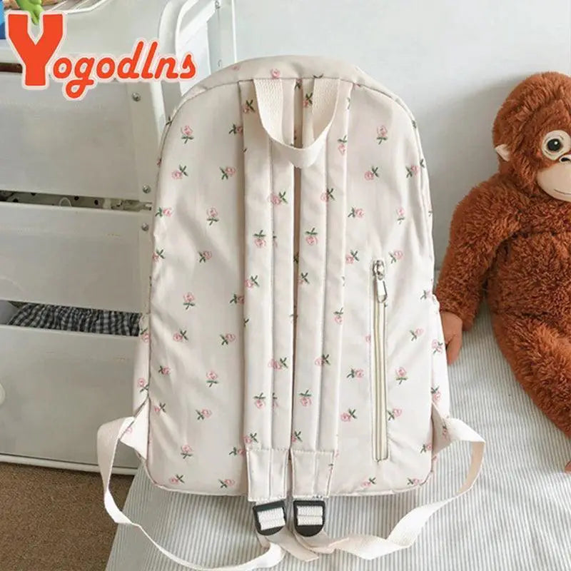 Stylish Waterproof Floral Backpack For Women And Teens