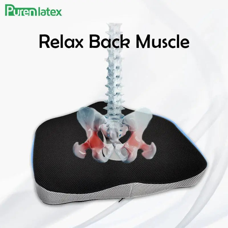 Coccyx Memory Foam Seat Cushion For Tailbone Pain Relief