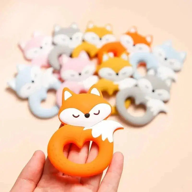 Silicone Rodent Cartoon Teething Toys for Babies BPA Free