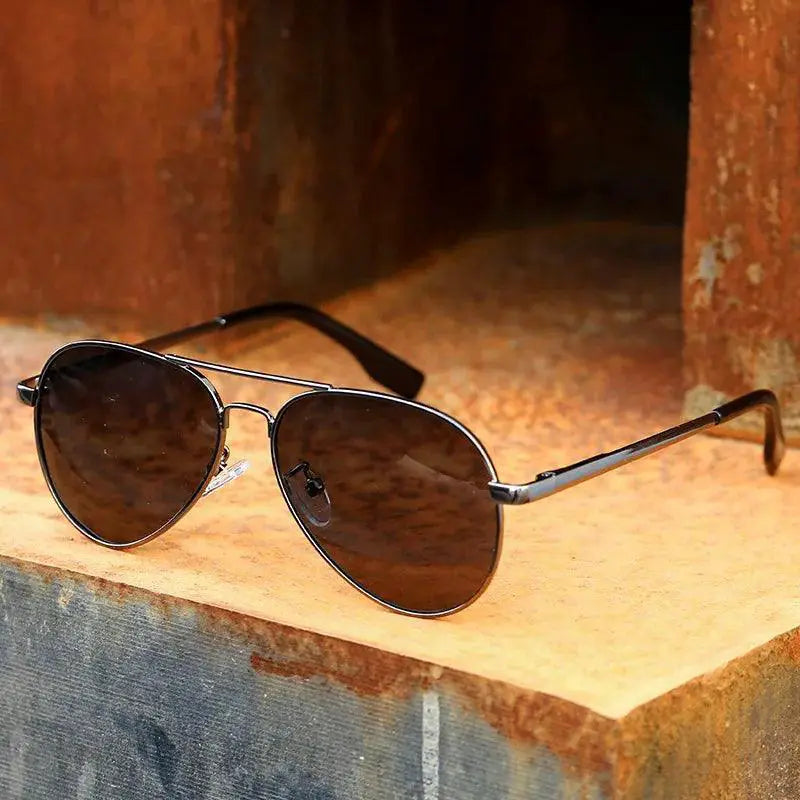Unisex Polarized Aviation Sunglasses for Small Faces