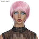 Highlighted Pixie Cut Brazilian Hair Wig Stylish Easy Wear