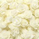 3cm Foam Rose Teddy Bear Flowers for DIY Wedding Decor