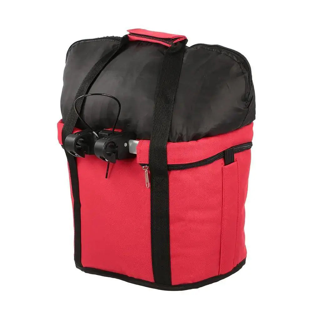 Stylish Waterproof Pet Bike Basket Durable Cycling Accessory