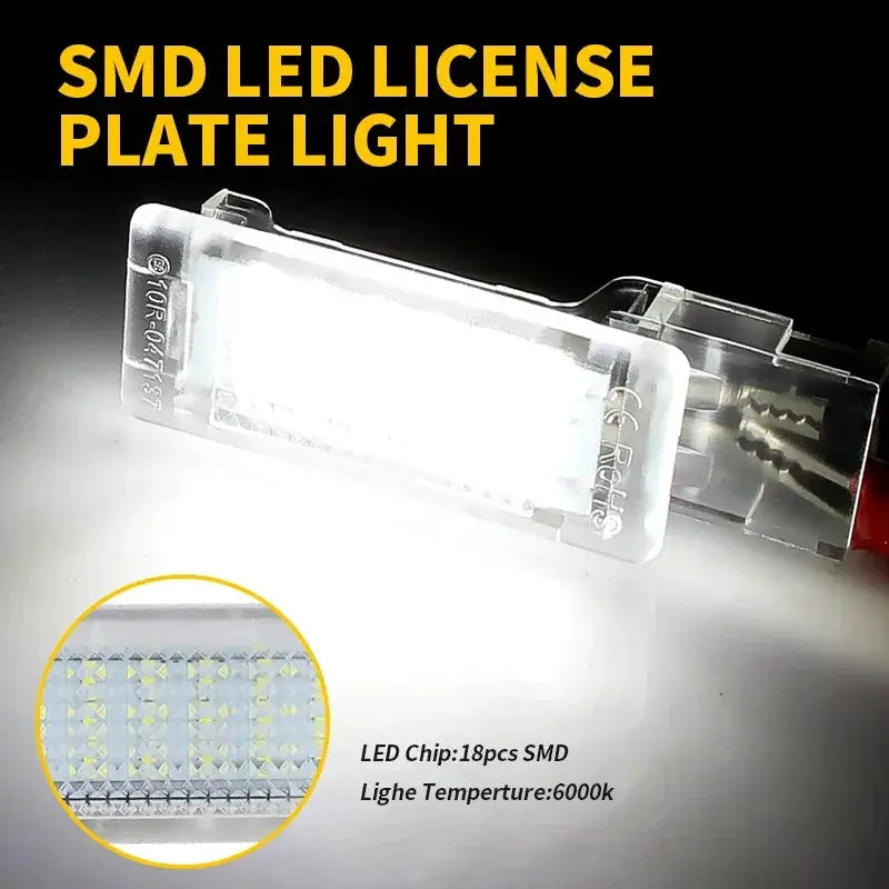 2Pcs LED Interior Footwell Light For VW Golf Polo Scirocco