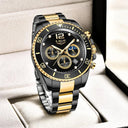 Moon Phase Chronograph Sport Watch High Performance Waterproof