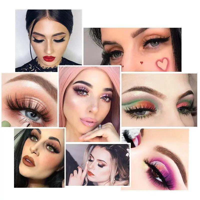Ultimate 3D Mink Eyelashes Variety Pack Fluffy Natural
