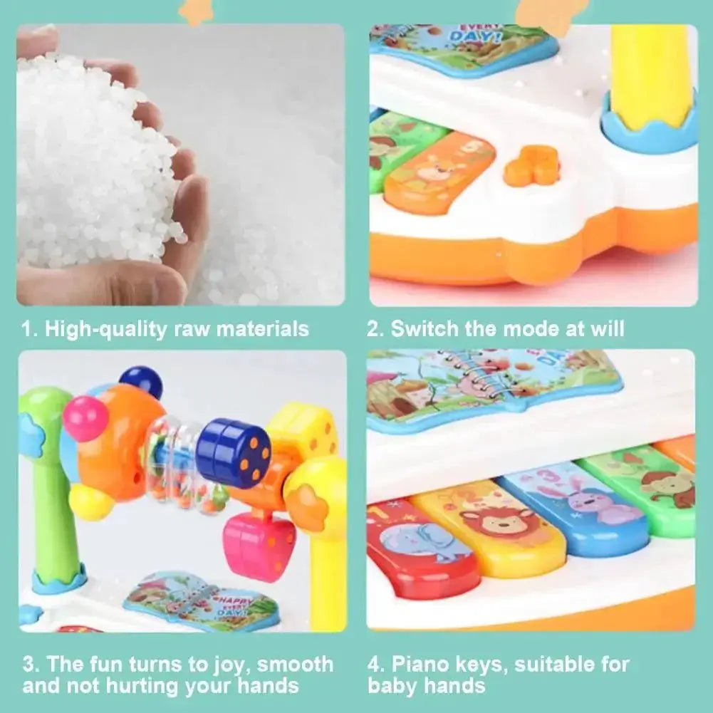 Children's Rotating Music Piano Interactive Educational Toy