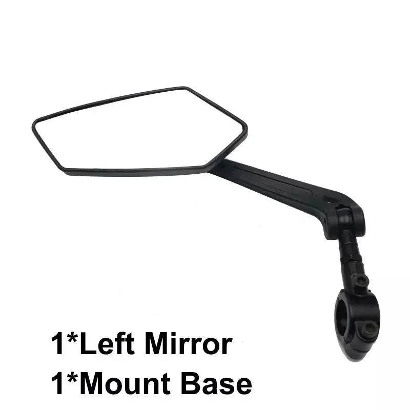 Bike Mirror Ultimate Safety Upgrade with Adjustable Base