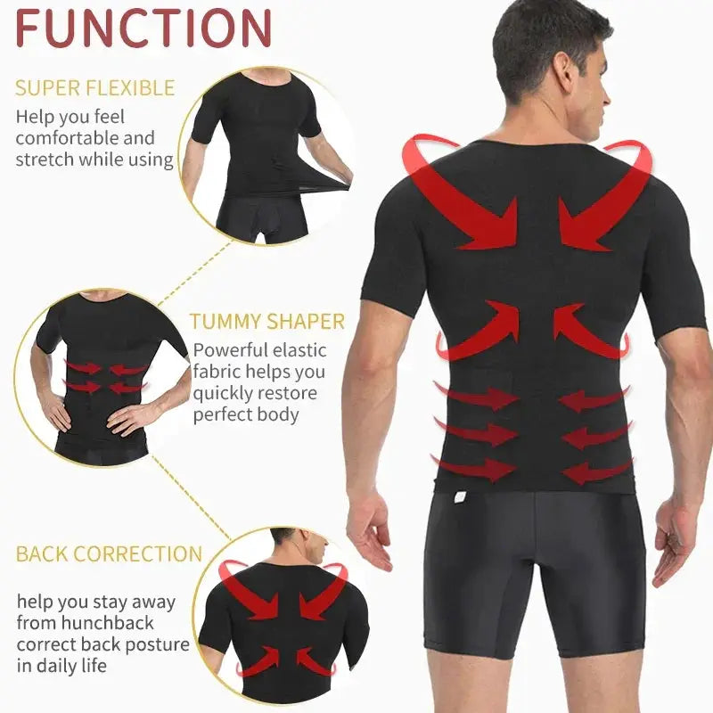 Men's Slimming Body Shaper Vest For Tummy Control Wear