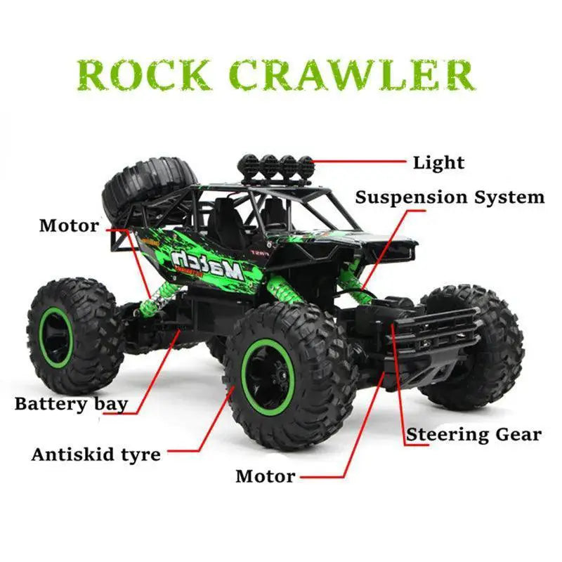 Ultimate LED Lights Off Road Buggy RC Car For Kids