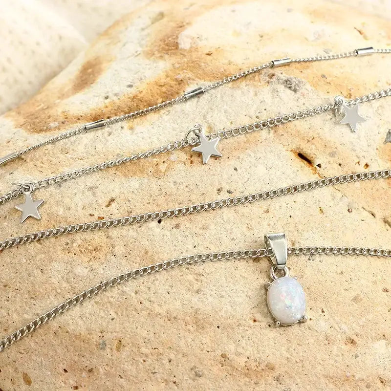 European And American Fashion Bohemian Crystal Necklace