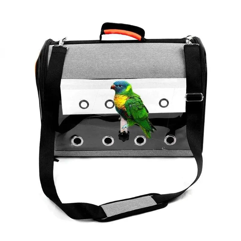 FeatherVoyage Bird Travel Bag With Perch For Safe Travel
