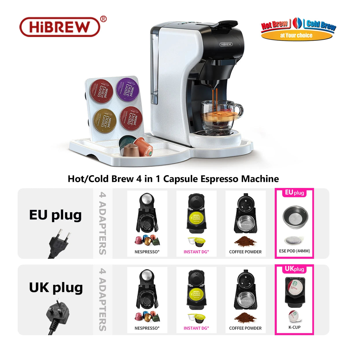 HiBREW in Multiple Capsule Coffee Maker Full Automatic With Hot — product view 8