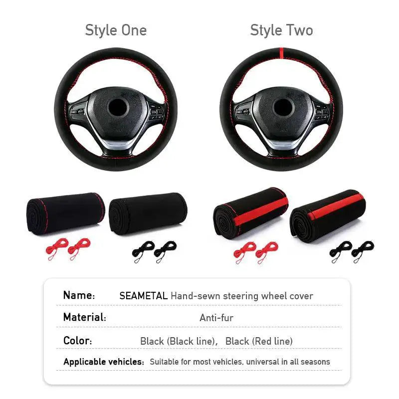 Luxurious Fur Steering Wheel Cover For Grip And Style