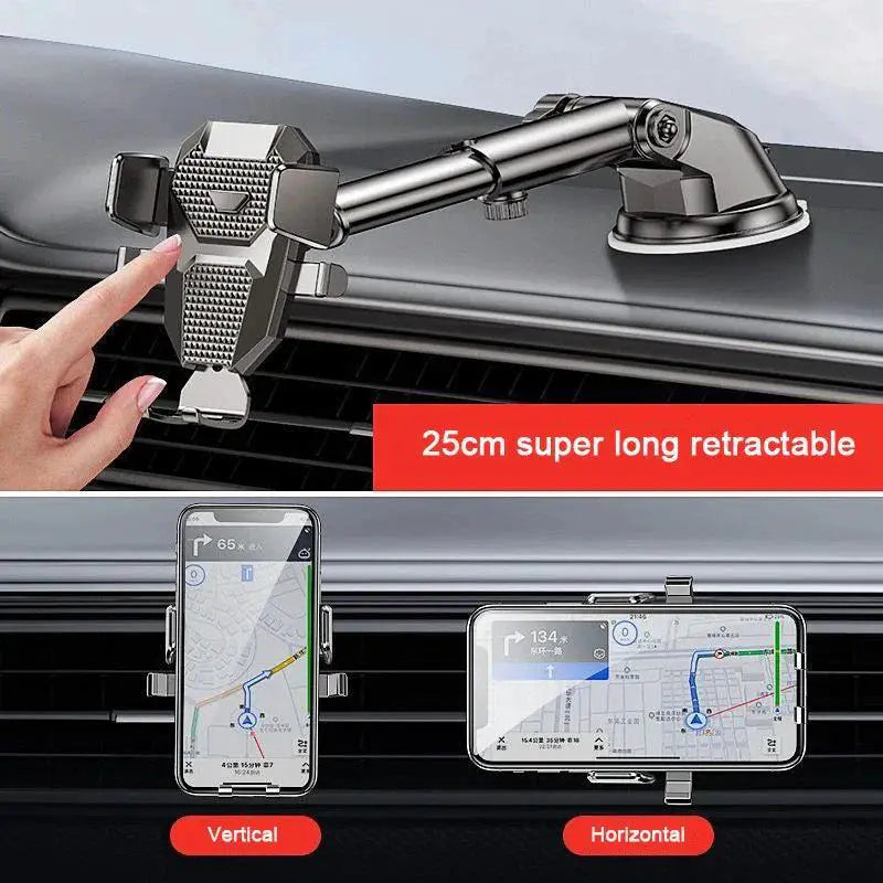 Car Phone Mount Holder For Secure GPS Navigation Support