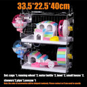 Acrylic Hamster Cage for Small Pets