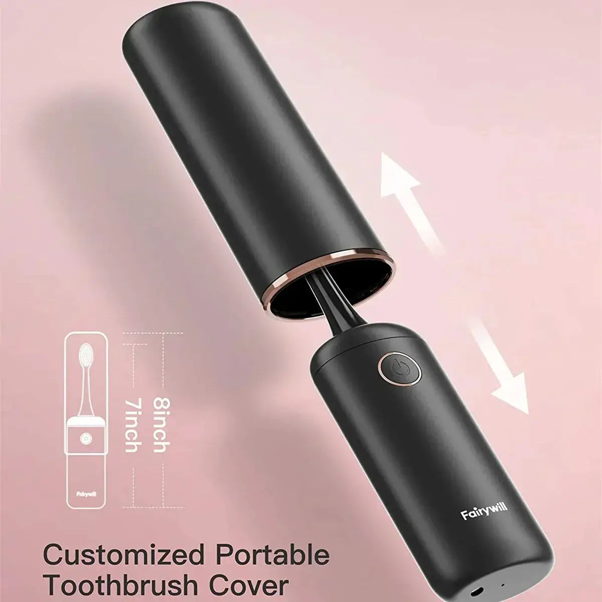 Fairywill Sonic Electric Toothbrush Smart Timer Waterproof