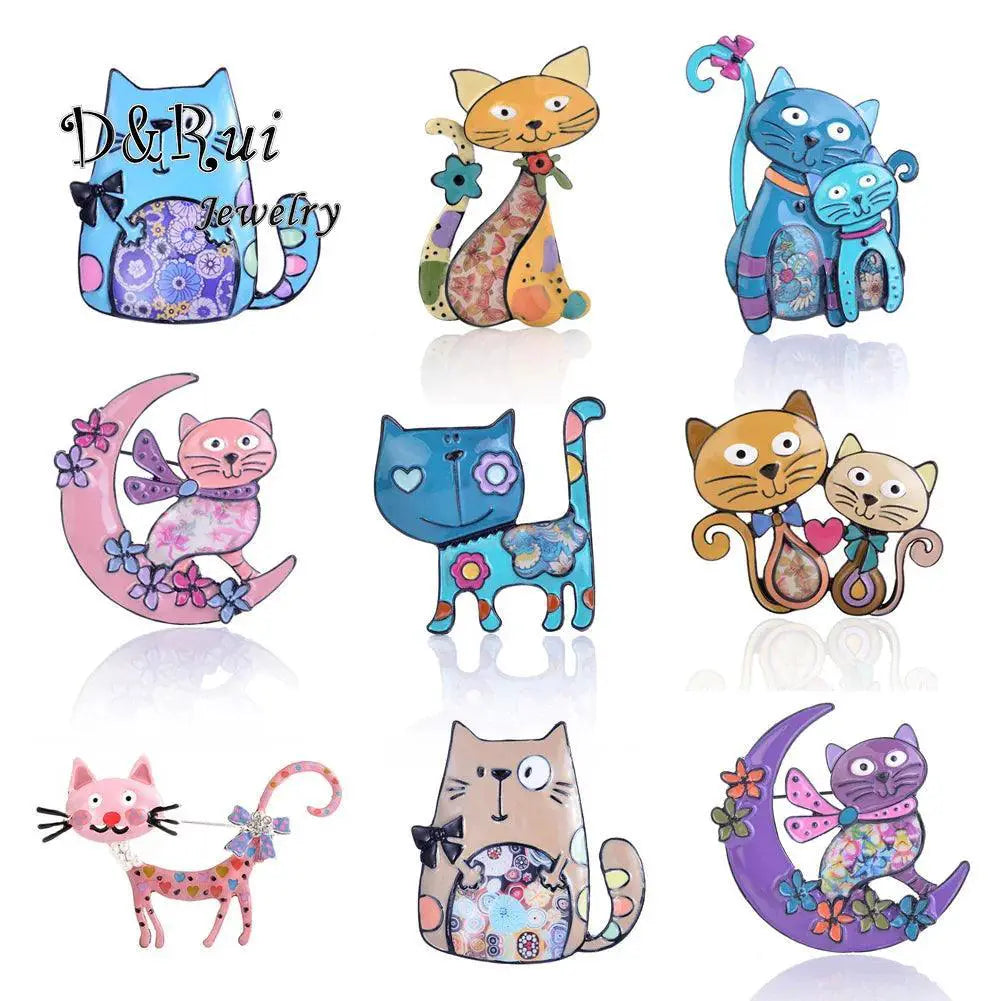 Animal Anime Enamel Brooch Pins Cute Fashion Jewelry Gift
