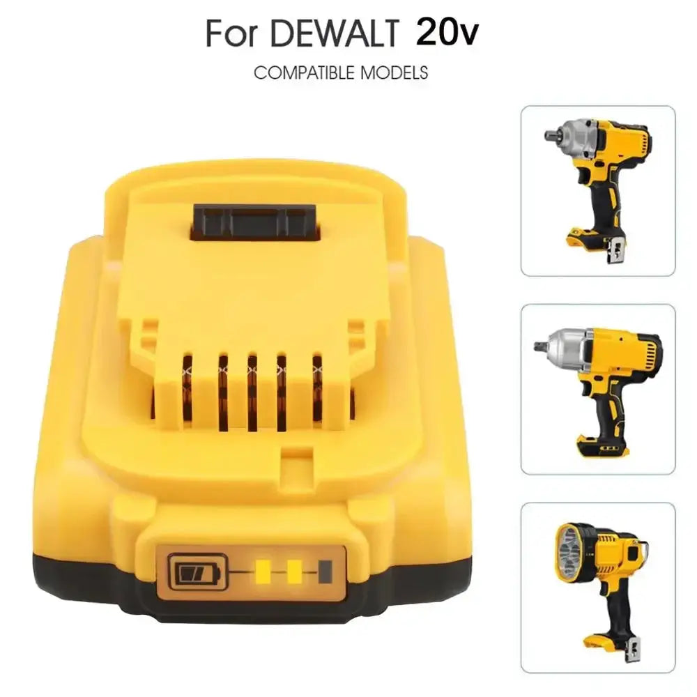 Probty 20V 3000mAh DCB200 Li Ion Battery For DeWalt Tools
