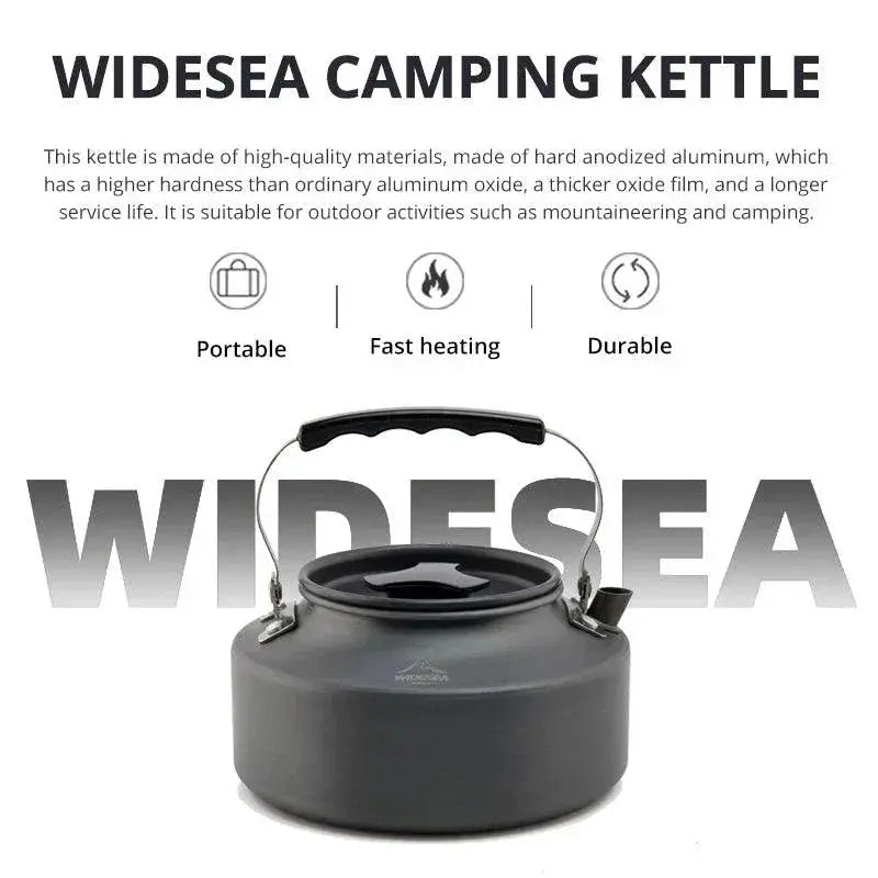 Lightweight Aluminum Camping Cookware Set For Outdoor Use