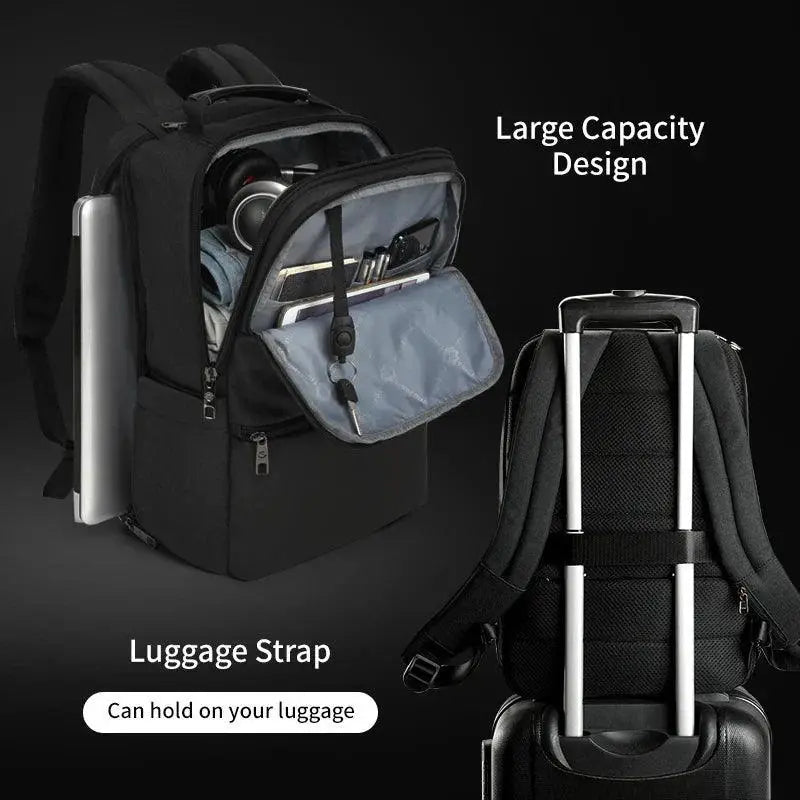 Lifetime Warranty Travel Backpack For Men With USB Charging
