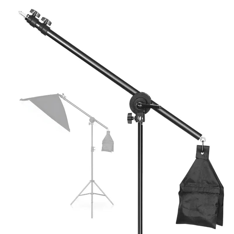 Studio Photo Telescopic Boom Arm Light Stand With Sandbag